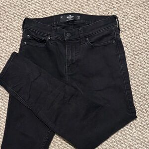 Hollister Jet Black Skinny Jeans with Hollister Advanced Stretch